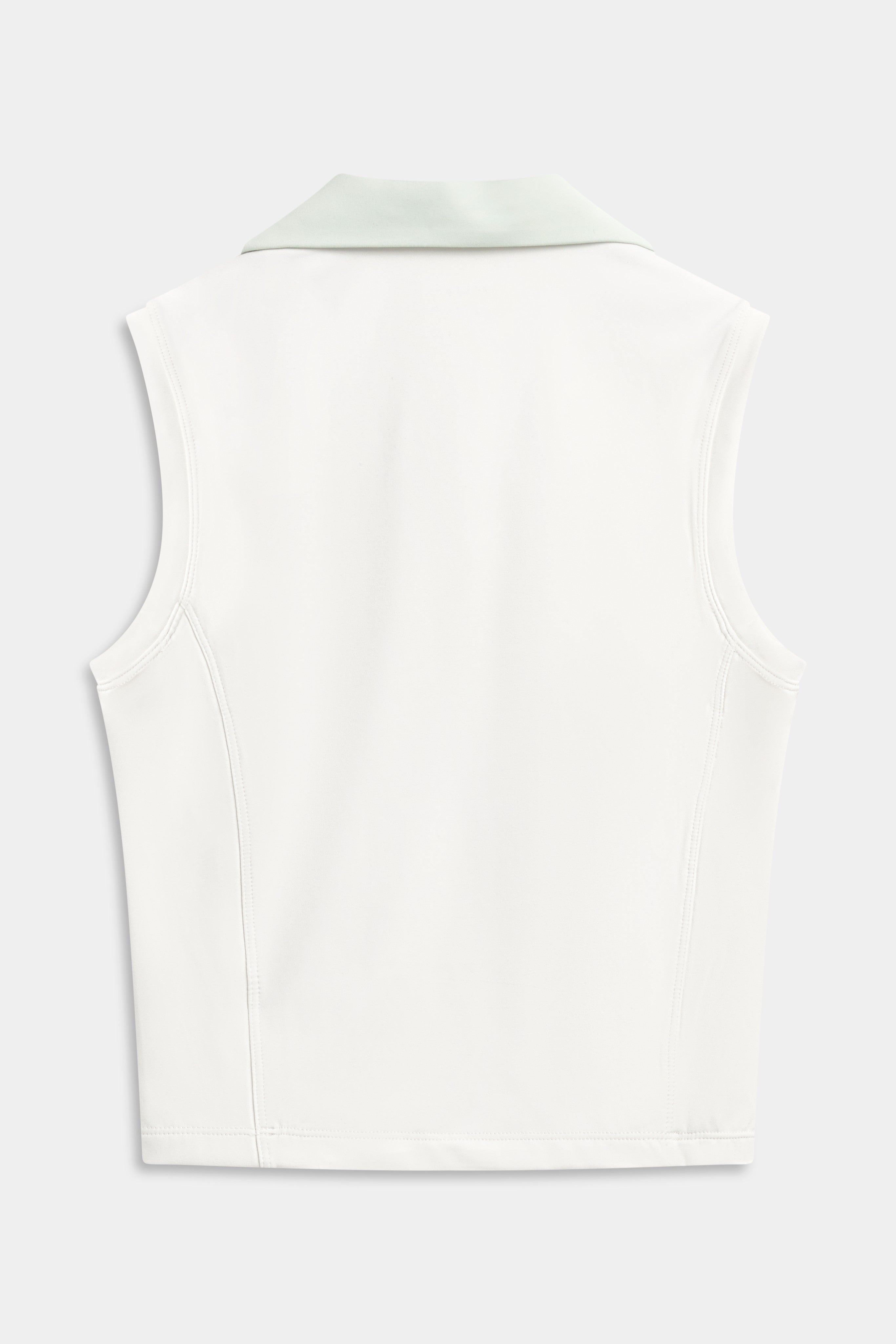 W. Racquet Club Polo Top - White/Pistachio